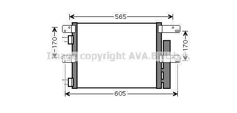 AVA QUALITY COOLING Конденсатор, кондиционер IV5090D